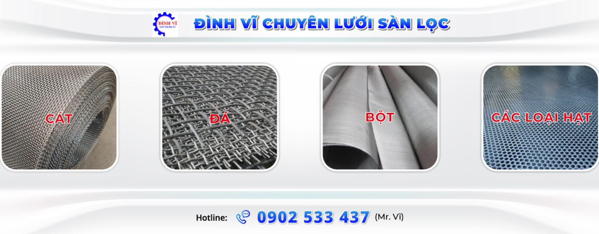 Đình Vỹ chuyên lưới sàn lọc