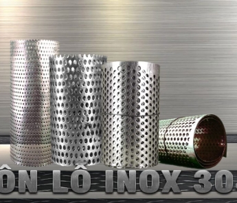 Tôn đục lỗ inox 304 giá rẻ.