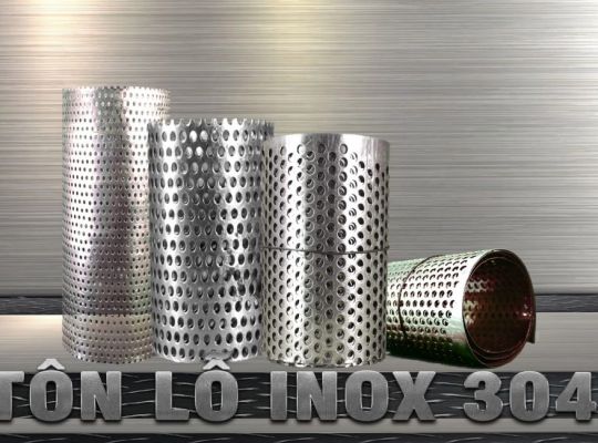 tôn lỗ inox